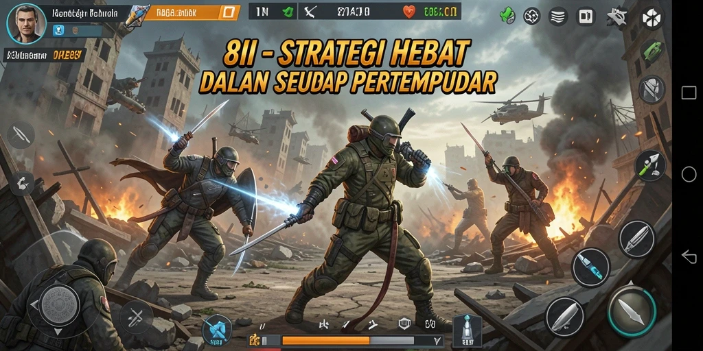 Menampilkan gameplay yang intens dan strategi mendalam.