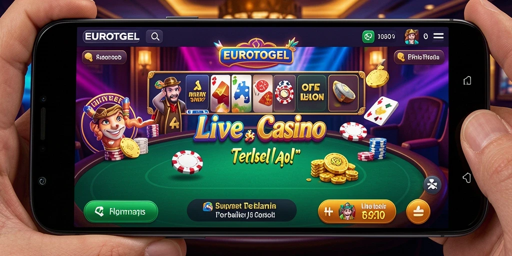 Tampilan gameplay EUROTOGEL yang menarik dan interaktif.