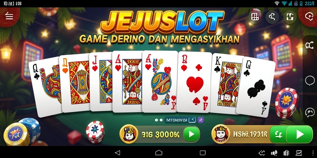 Tangkapan layar dari gameplay JEJUSLOT yang seru dan interaktif.