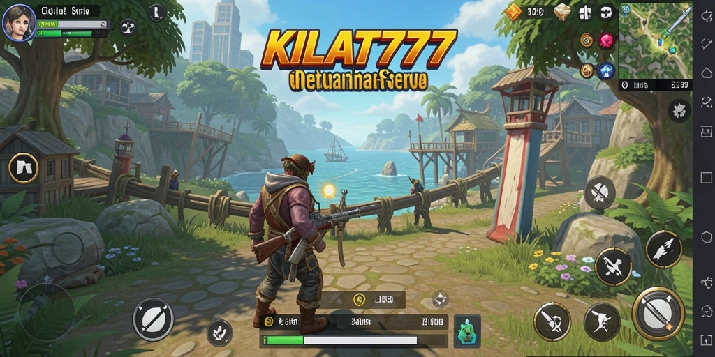 Gameplay KILAT777 di dunia terbuka yang luas dan dinamis.