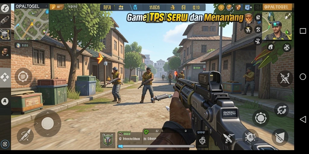 Screenshot utama OPALTOGEL menampilkan aksi gameplay yang intens.