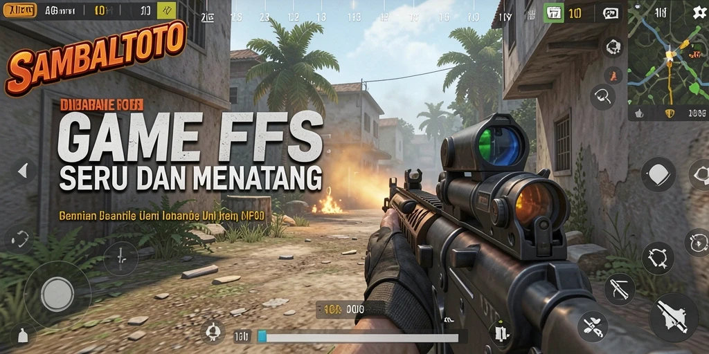 Tangkapan layar menunjukkan aksi mendebarkan dalam gameplay FPS.